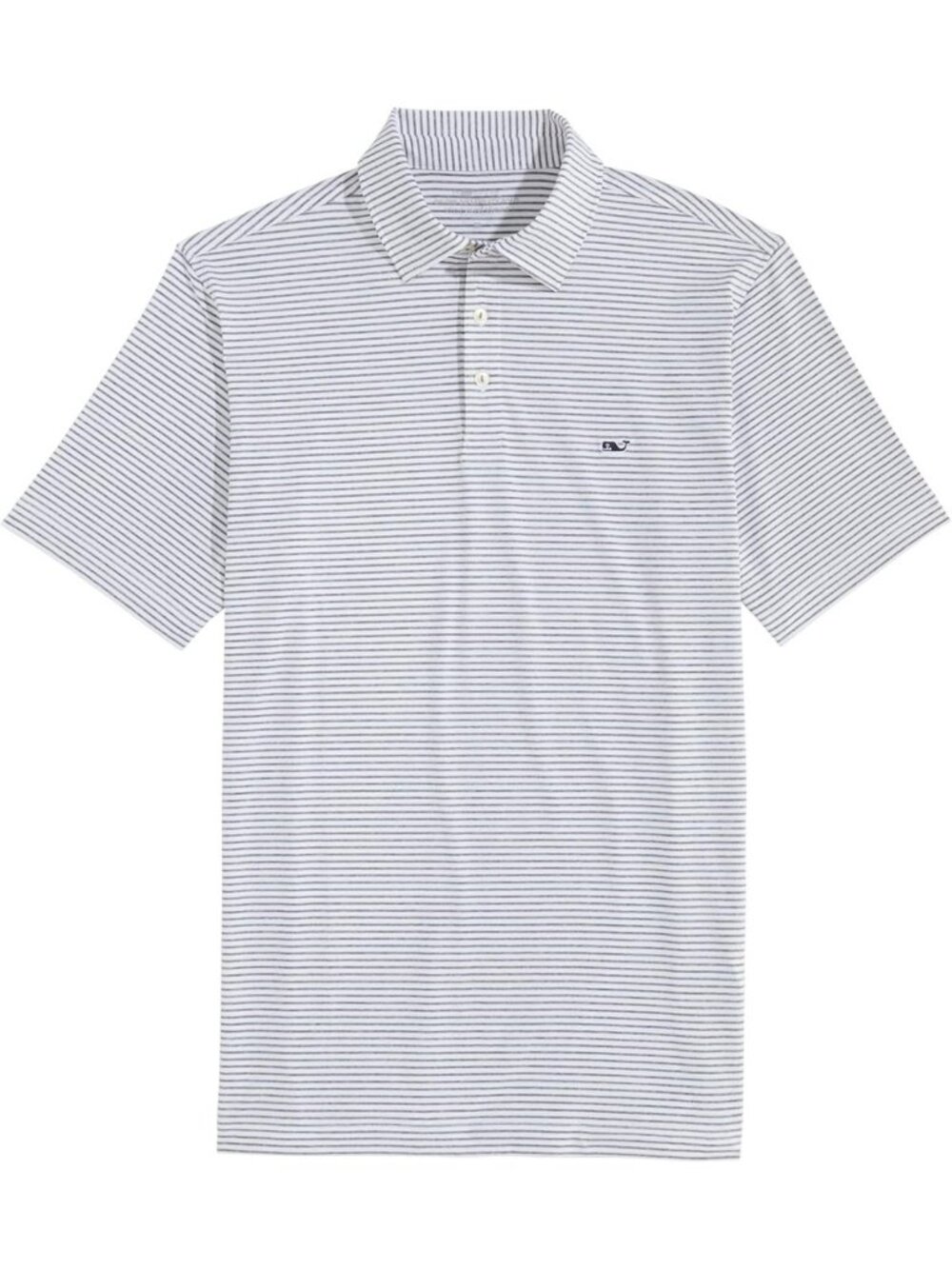 Men's Stripe Polo Shirt - Classic Fit, Soft Cotton, Casual Golf & Everyday Wear